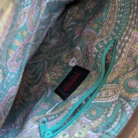 Hobo Camel Tan Leather Clutch Wallet Bag - Picture 9 of 13